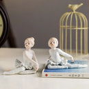 GobekUsa Ceramic Ballet Girl Figurine: Home Decor, Living Room, Bedroom, Kids Gift