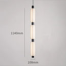 GobekUsa Acrylic Minimalist Pendant Lights | Contemporary LED Bedside Lamp for Restaurant and Industrial Decor
