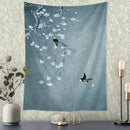 GobekUsa Flying Crane Wall Hanging Tapestry for Home Retro Wall Decor
