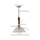 GobekUsa Green Glass LED Pendant Lights - Nordic Minimalist Style for Bedroom, Living Room