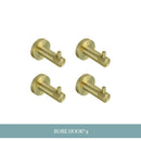 GobekUsa Gold Hardware Set: Towel Bar, Toilet Paper Holder, Robe Hook, Cup Hanger