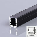 GobekUsa LED Aluminum Profile Recessed U/YW-Shape Hidden Channel Milky Cover Bar Strip Light