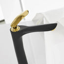 GobekUsa Gold Chrome Finish Brass Basin Faucet Hot Cold Water Mixer
