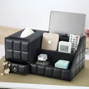 GobekUsa Desktop Tissue Box Holder: Elegant Paper Towel Storage Tray for Home and Office