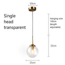 GobekUsa Glass Pendant Lights: Modern LED Hanging Lamp for Home Lighting Fixtures
