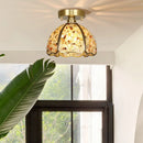 GobekUsa Glass Crystal Ceiling Light Fixture Modern Nordic Design
