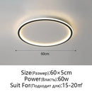 GobekUsa Dimmable LED Ceiling Light for Modern Nordic Home Living Room Lighting
