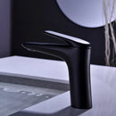 GobekUsa Basin Faucet: Single Handle Mixer Tap in Black/Chrome/Grey/Gold with Hot Cold Water