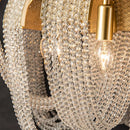 GobekUsa Crystal Tassels LED Ceiling Chandelier for Elegant Home Decor Lighting