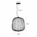 GobekUsa Industrial Birdcage Iron Table Lamp for Bar, Restaurant, Hotel - LED Lighting