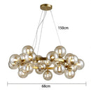 GobekUsa LED Pendant Light Chandeliers for Modern Home Decor Living Room Dining Room Lighting