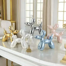 GobekUsa 22cm Balloon Dog Ceramic Sculpture Decor Statue Office Gift