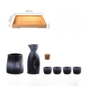 GobekUsa Ceramic Wine Sake Set with Heater and Dispenser