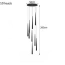 GobekUsa LED Chandelier: Modern, Dimmable Ceiling Light for Living Room, Kitchen, Staircase