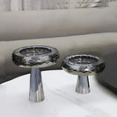 GobekUsa Geometric Glass Fruit Bowl Jewelry Storage Tray Home Decoration Tray