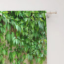 GobekUsa Green Leaf Plant Printed Curtains for Home Decoration and Modern Vibes
