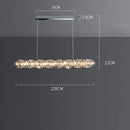 GobekUsa Elegant Crystal Pendant Chandelier for Modern Dining Rooms
