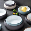 GobekUsa Japanese Ceramic Round Bowl - Restaurant Tableware and Household Snack Fruit Dessert Bowl