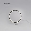 GobekUsa Designer Ring LED Wall Light: Minimalist Nordic Decor Lamp for Living Room Atmosphere.
