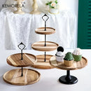 GobekUsa Double-Layer/Three-Layer Dried Fruit Tray - Elegant Serving Dish for Desserts and Snacks