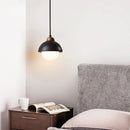 GobekUsa Glass Ball LED Pendant Lights Black Travertine Wabi Sabi Hanging Lamp