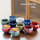 GobekUsa 170ml Ceramic Coffee Cup Kung Fu Tea Cups Pottery Drinkware Egg Style