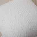 GobekUsa Lace Pompom Cotton Cushion Cover, 50x50cm, White Balls, Soft Seat Cover, Home Decor