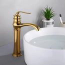 GobekUsa Gold Basin Faucet Modern Bathroom Sink Mixer Tap Single Handle Kitchen Accessories