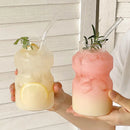 GobekUsa Gourd Shape Cocktail Glass Mug, 440ml - Premium Drinkware for Coffee, Whiskey, Wine & Desserts