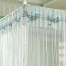 GobekUsa Large Space Mosquito Net with Bracket. Encrypt Mesh, Insect-Proof Bed Curtain for Household.