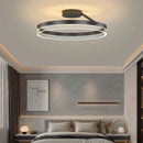 GobekUsa Black Gold Round Chandelier: Modern Design Ceiling Lamp for Home Decoration