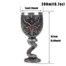 GobekUsa Baphomet Wine Glass Horn Cocktail Stainless Steel Goblet Whiskey Cup Bar Drinkware
