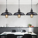GobekUsa Black Farmhouse Pendant Light for Kitchen Island Stair Dining Hallway