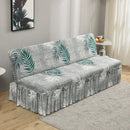 GobekUsa Elastic Armless Futon Bed Sofa Cover Slipcover