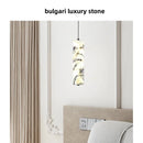 GobekUsa LED Pendant Light Fixture Modern Luxury Stone Hanging Lamp
