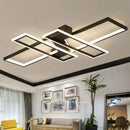 GobekUsa LED Chandeliers with Remote Control - Black Lustre Ceiling Lamp for Home
