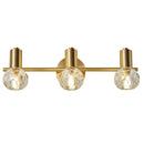 GobekUsa Crystal Gold Wall Lamp: Luxury Modern Led Indoor Lighting for Living Room, Bedroom, Study.