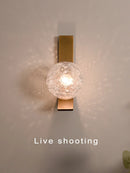 GobekUsa Bubble Glass Wall Sconce Lamps LED Modern Background Light