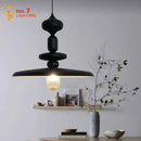 GobekUsa Black Gyroscope Pendant Lights LED G9 Crystal Iron Art Minimalist Luxury
