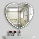 GobekUsa Heart-shaped Acrylic Shatterproof Wall Mirror Decor for Bedroom, Living Room