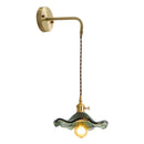 GobekUsa Amber Glass LED Wall Sconce for Home Indoor Lighting