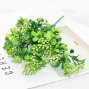 GobekUsa Fruit Branch Plant Wall Decor with Green Landscape Grass - 7 Forks
