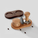 GobekUsa Espresso Tamper & Tamping Station | Wooden Base | 51/53/54/58mm | Espresso Accessories
