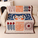GobekUsa Lucky Cat Knitted Blanket