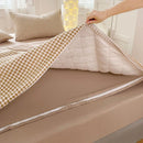 GobekUsa Cotton Quilted Duvet Cover Soft Comforter Skin-Friendly Bedclothes