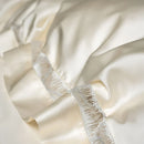 GobekUsa Luxe Brocade & Egyptian Cotton Bedding Set with Hollow Lace Edge