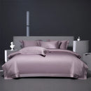 GobekUsa Burgundy Red Egyptian Cotton Bedding Set - Soft Silky Solid Color Luxe Duvet Cover, Sheet, Pillowcases