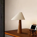 GobekUsa Japanese Wooden Tapered Floor Lamp for Bedroom Hotel Living Room Sofas