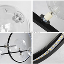 GobekUsa Glass Strip Bubble Chandelier: Unique Magic Bean Pendant Light for Modern Decor