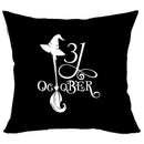 GobekUsa Halloween Linen Cushion Cover for Living Room Decor and Sofa - Trick or Treat